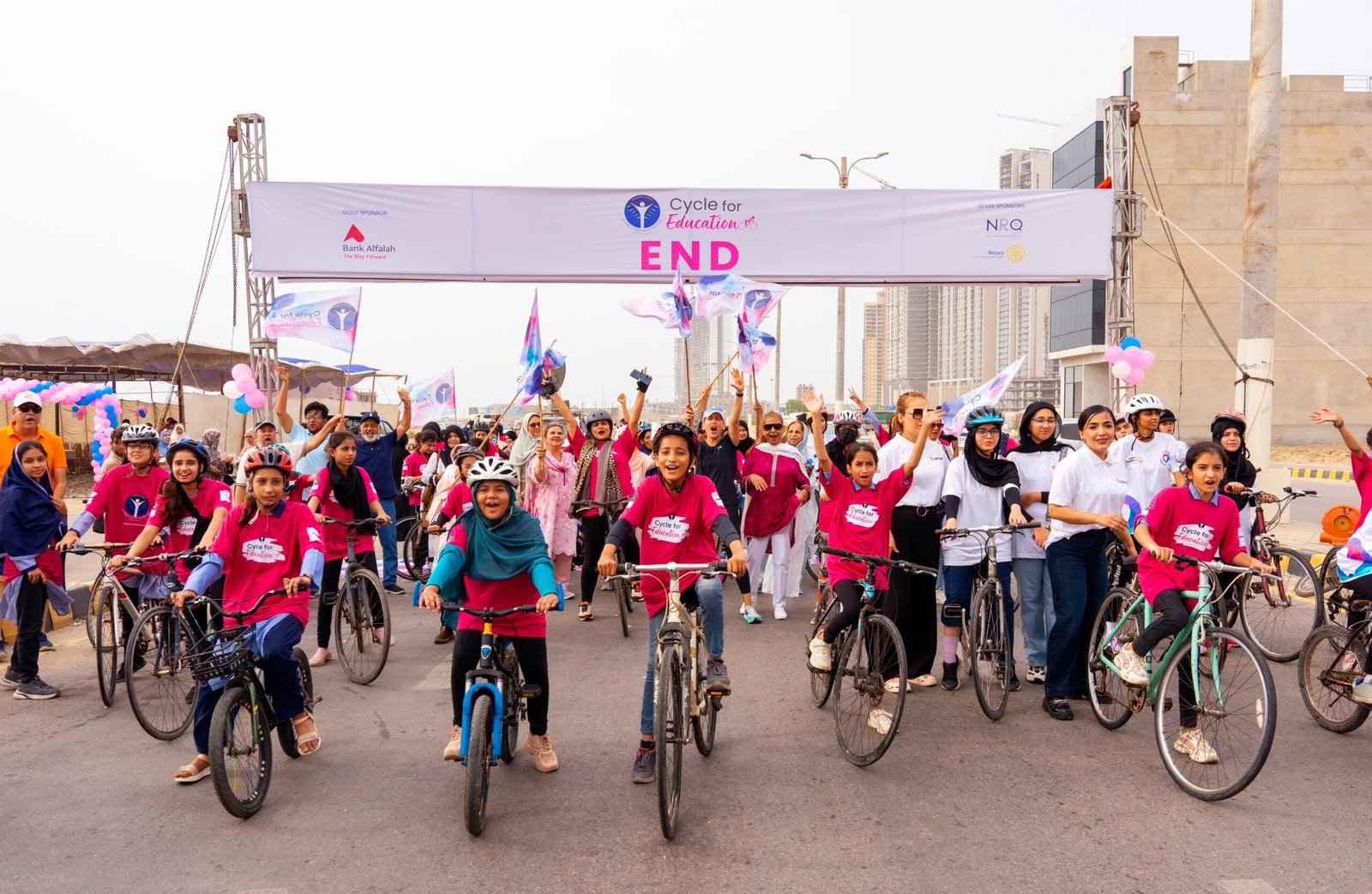 Wheels in Motion, Futures in Sight: Girls-Only Cyclathon Rallies Karachi for Education & Empowerment